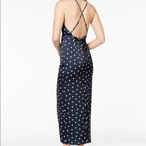 Bardot polka dot dress